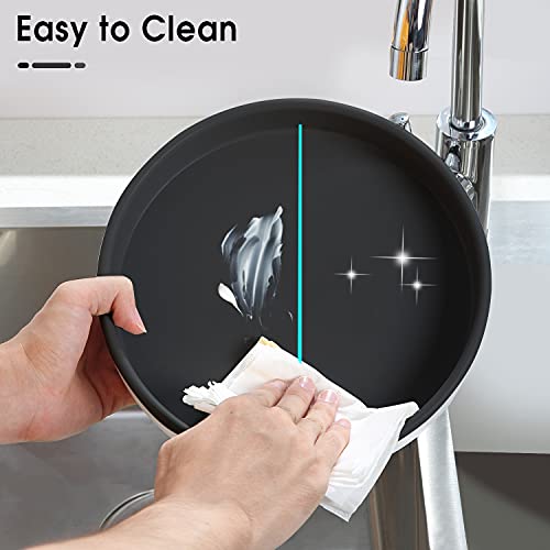 LAMY Lazy Susan Organizer Kitchen Gadgets, 10 Inch Small Lazy Susan Turntable, Spice Rack Organizer for Cabinet Kitchen Organization and Storage - Image 7