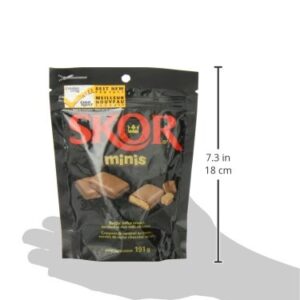 SKOR Chocolate Candy Bars with Buttered Toffee, Minis, 191 Gram - Image 4