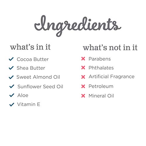 Mommy's Bliss Belly Lotion: For Hydrated, Resilient, & Elastic Skin During Pregnancy, Reduce Stretch Mark Appearance with Cocoa Butter Bohemian Rose Scent, 8 Fl Oz - Image 3