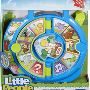 Fisher-Price Little People Toddler Learning Toy World of Animals See ‘N Say with Music and Sounds for Ages 18+ Months - Image 6