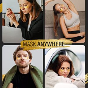 Maskiss 30-Pairs 24K Gold Under Eye Patches, Eye Mask, Eye Patches for Puffy Eyes, Eye Masks for Dark Circles and Puffiness, Collagen Skin Care Products - Image 3